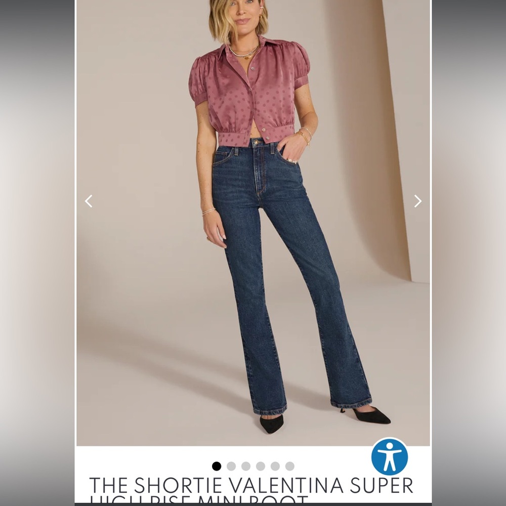 Favorite Daughter Valentina High Rise Mini Boot Jeans (Shortie)